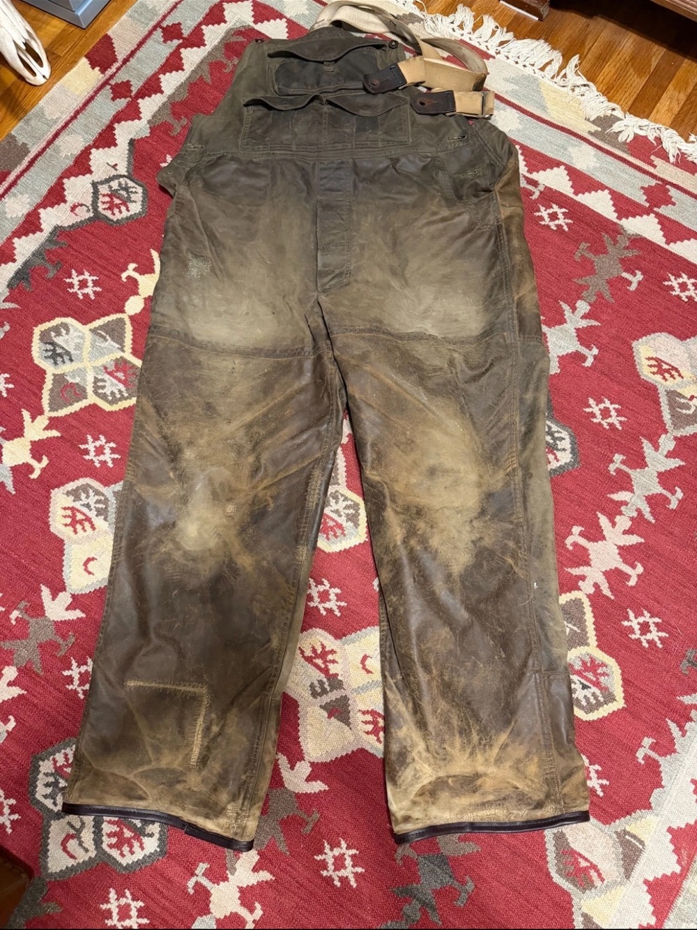 Filson Tin Cloth Waxed Overalls #427